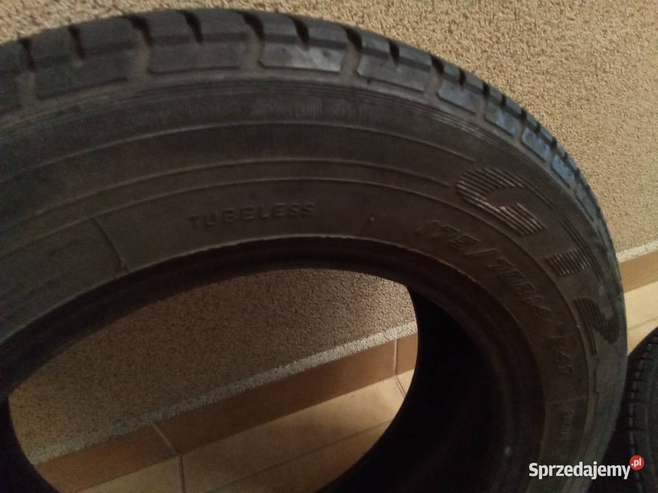 Dwie opony letnie tył bieżnik 5mm 17570R14 mazowieckie sprzedam