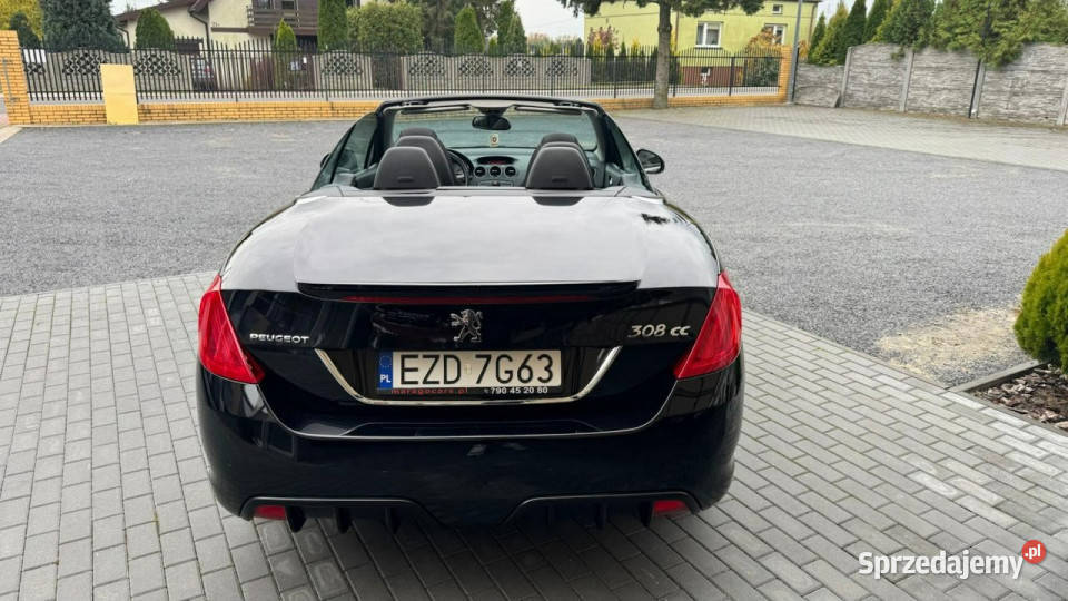 Peugeot 308 CC Peugeot CC 156KM 308 CC łódzkie Zduńska Wola