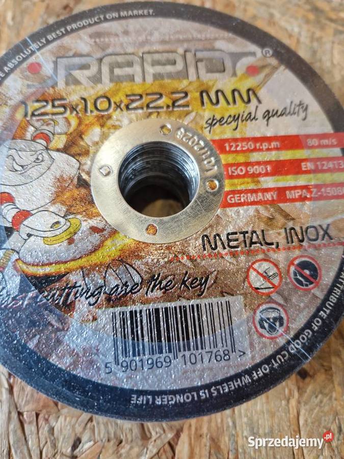 TARCZA TARCZE DO CIĘCIA METALU INOX 125x10 MOCNE Głogowa