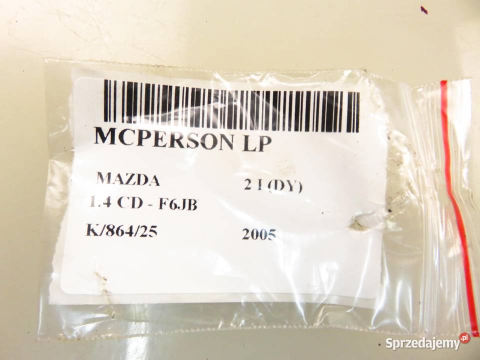 MCPERSON LEWY PRZEDNI MAZDA 2 I 14 CD sprzedam