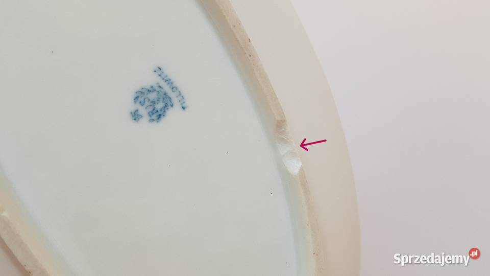 Mała stara porcelanowa patera paterka Tillowitz Porcelana i szkło Dąbrowa Górnicza