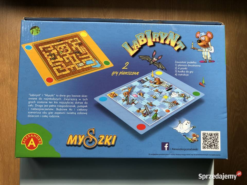 Super gry planszowe Labirynt i Myszki ALEXANDER Kraków