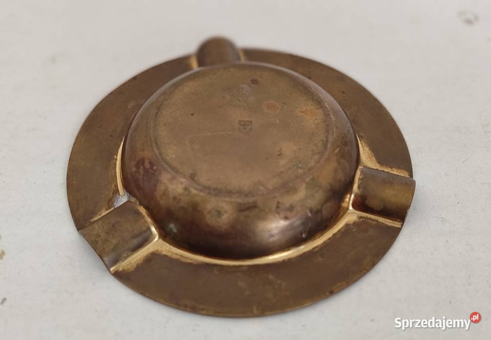 Stara mosiężna popielniczka Gdańsk