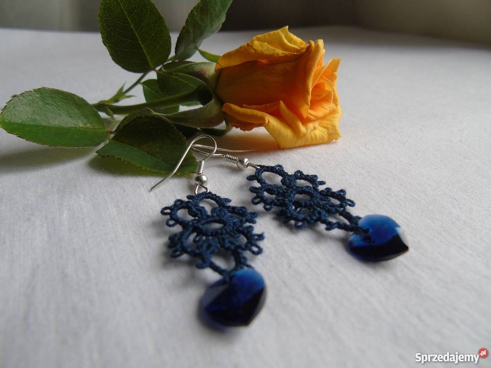 Kolczyki Frywolitkowe Kolczyki