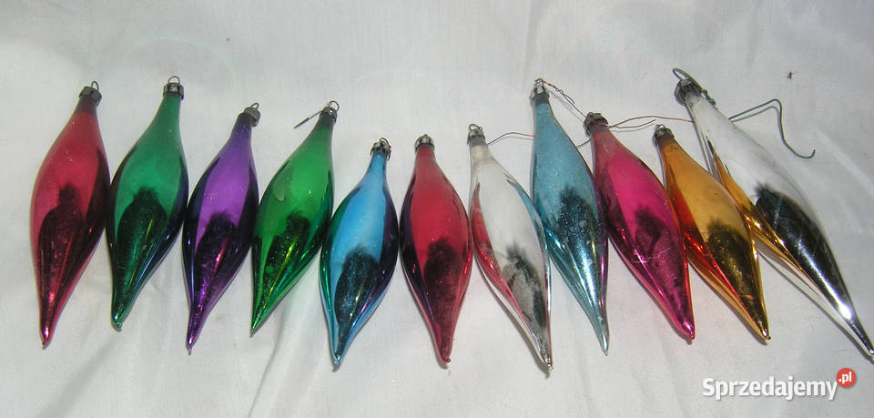 bombki vintage sopleDd Porcelana i szkło dolnośląskie
