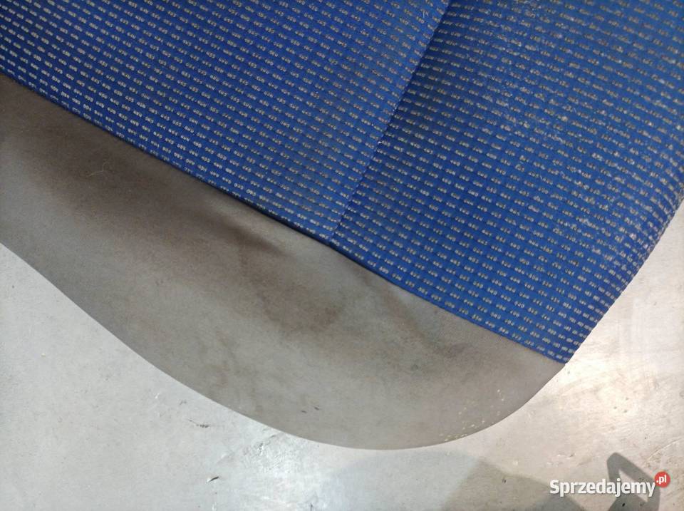 FOTELE PRZÓD TYŁ II RZĄD KOMPLET NIEBIESKIE Fotele i kanapy