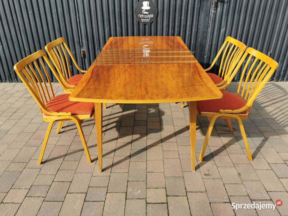 Stół JITONA krzesła TON proj L Volk Pogórze