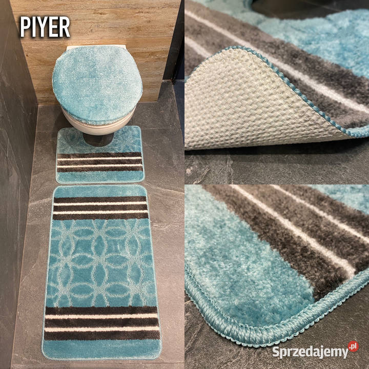 ZESTAW DYWANIKÓW ŁAZIENKOWYCH 50X80 PIYER Dywaniki łazienkowe Dywaniki łazienkowe Białystok