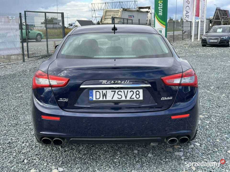 Maserati Ghibli 30 V6 410 SQ4 4x4 2017r kamera benzyna dolnośląskie Wojkowice