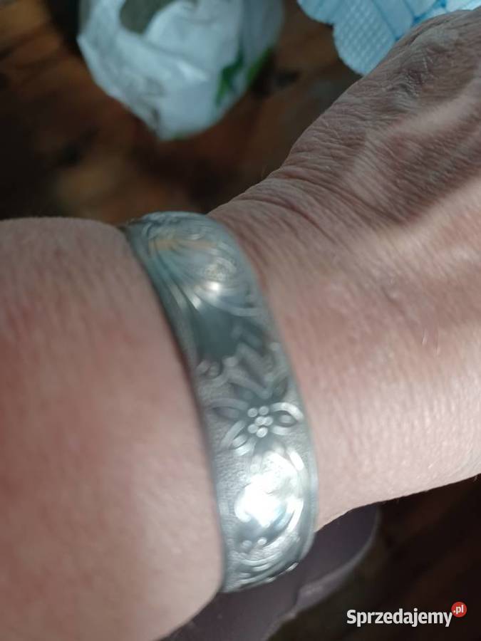 Bransoletka srebrna Warmet Wzór szarotka Łódź