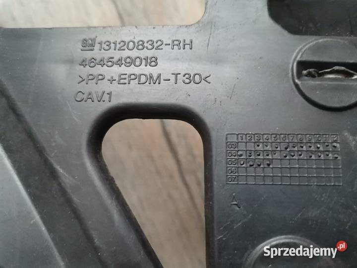 OPEL CORSA C PRAWY ŚLIZG ZDERZAKA PRZÓD wielkopolskie Międzychód sprzedam