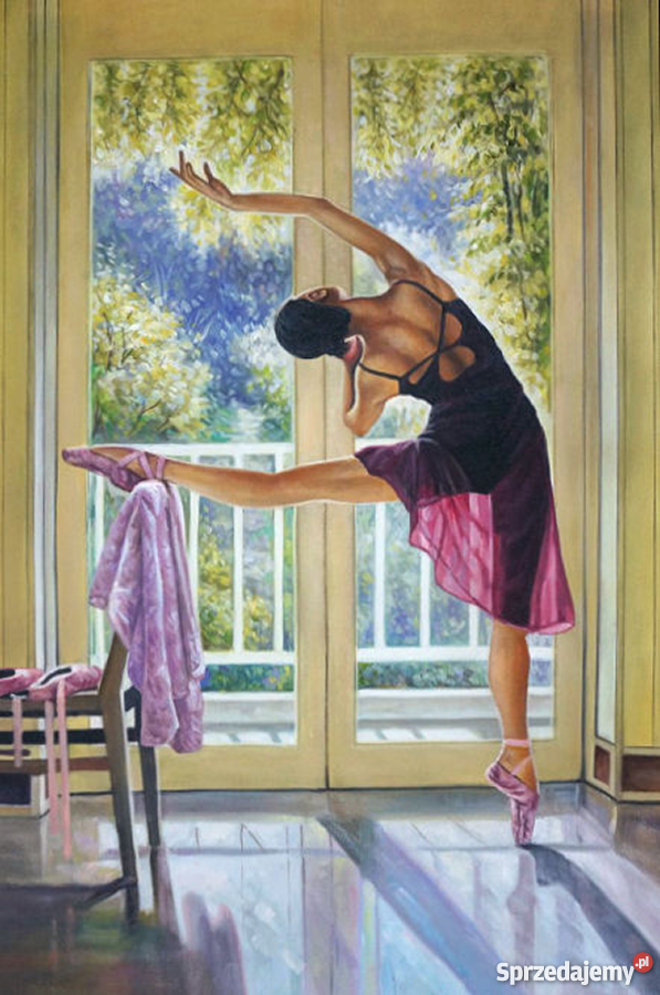 Pomysł na prezent z okazji rocznicy Obraz olejny Warszawa sprzedam