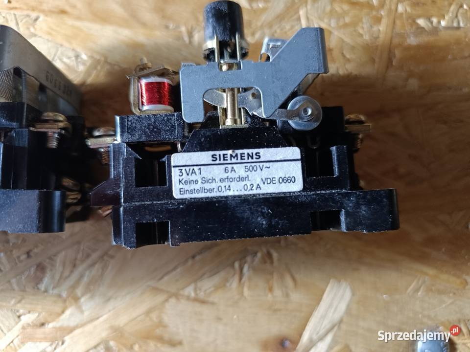 Wyłącznik automatyczny SIEMENS 3VA1 6A 500V VDE pomorskie Lębork