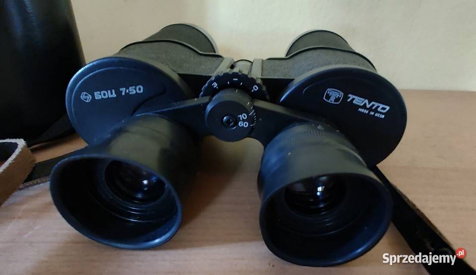 Radziecka lornetka z futerałem Tento BOC 7x50 Świdnik