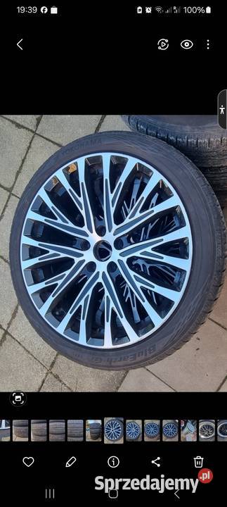 Alufelgi 19 cal 5x112 opony letnie Yokhama Trzebiatów