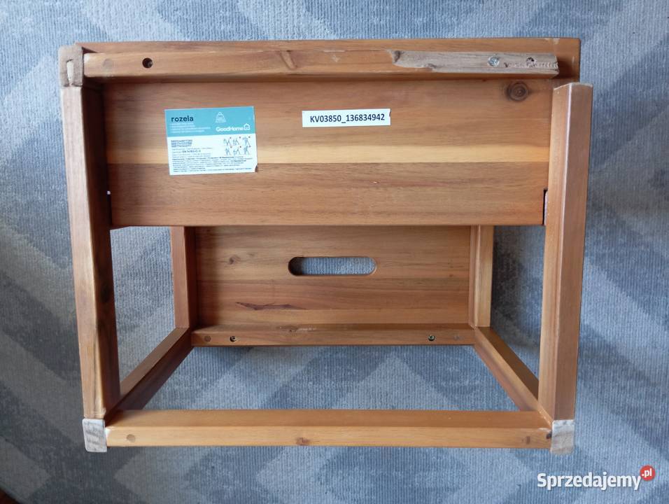 Drewniany SCHODEK Taboret ze schodkiem PODNÓŻEK Warszawa sprzedam