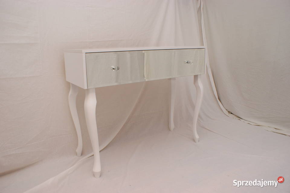 Toaletka z lustrem konsola biała OKAZJA wielkopolskie