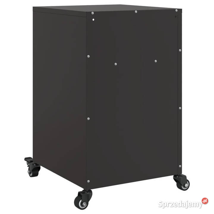 Szafka nocna czarna 36x39x59 stal WM846716 Warszawa