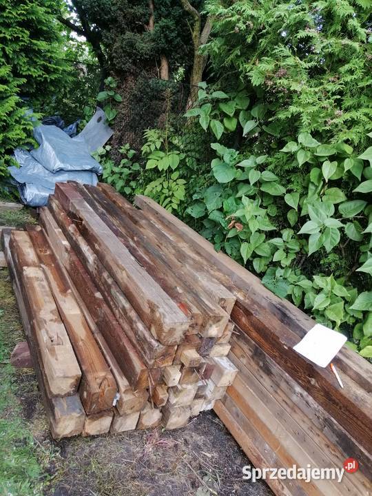 Drewno z rozbiórki dachu