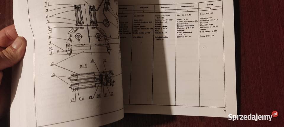 Waryński 251 katalog części Stalowa Wola sprzedam