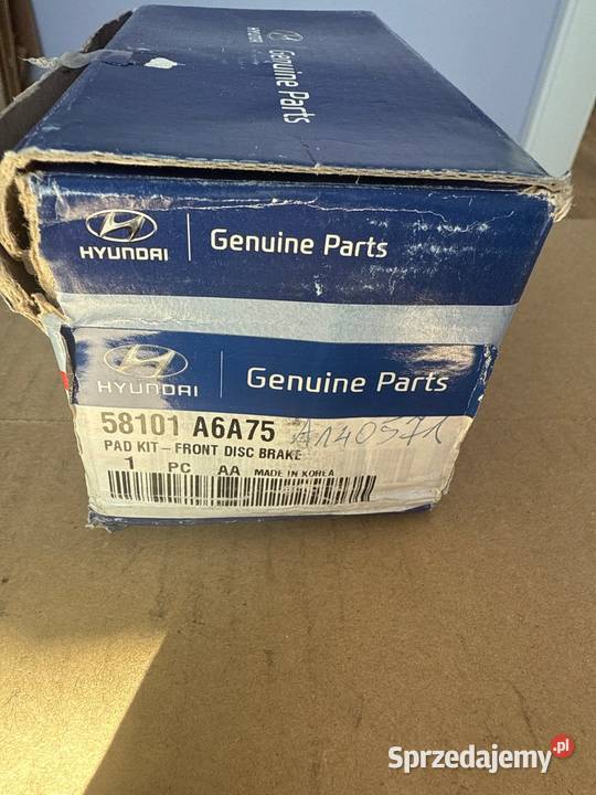 Przednie klocki hamulcowe HyundaiKia 58101A6A75 Oborniki