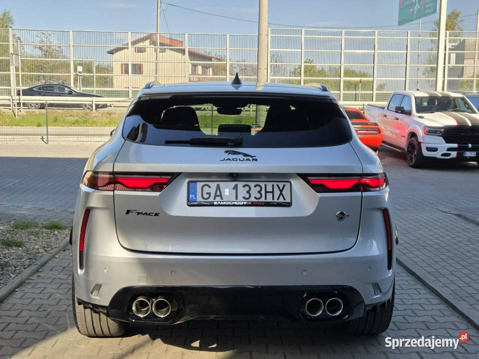 Jaguar FPACE SVR 50 V8 Supercharged 550 małopolskie Węgrzce
