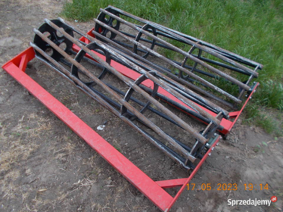 wał rurowy 2 x 2 m 4 m fi 500 mm z ramką nieuszkodzony Pigża