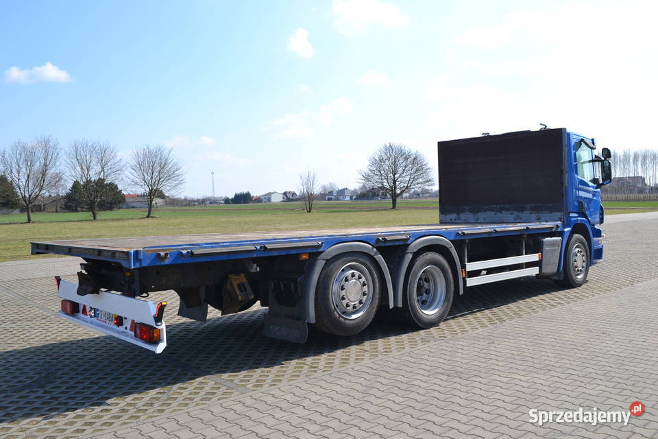 Scania P 310 TRZECIA OŚ SKRĘTNA PLATFORMA dł 735 Radom sprzedam