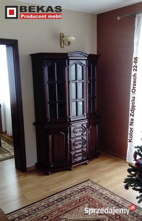 Stylowa Lakierowana Witryna 120 Orzech Włoski Tychy