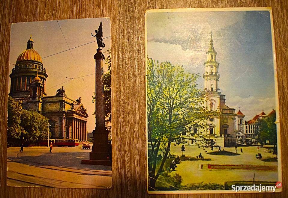 Pocztówki z ZSRR z lat 60 80 tych 21 sztuk Chełmno