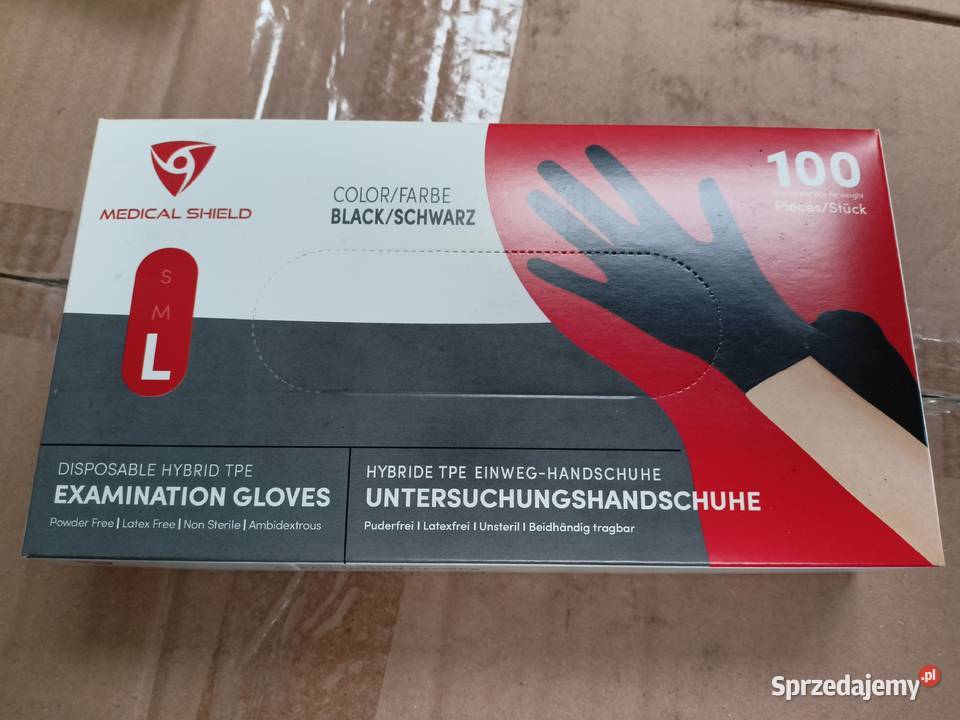 Jedn rękawiczki Medical Shield Hybrydowe TPE bez Kolno sprzedam
