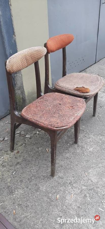 Krzesła prl Hałas Świdnica