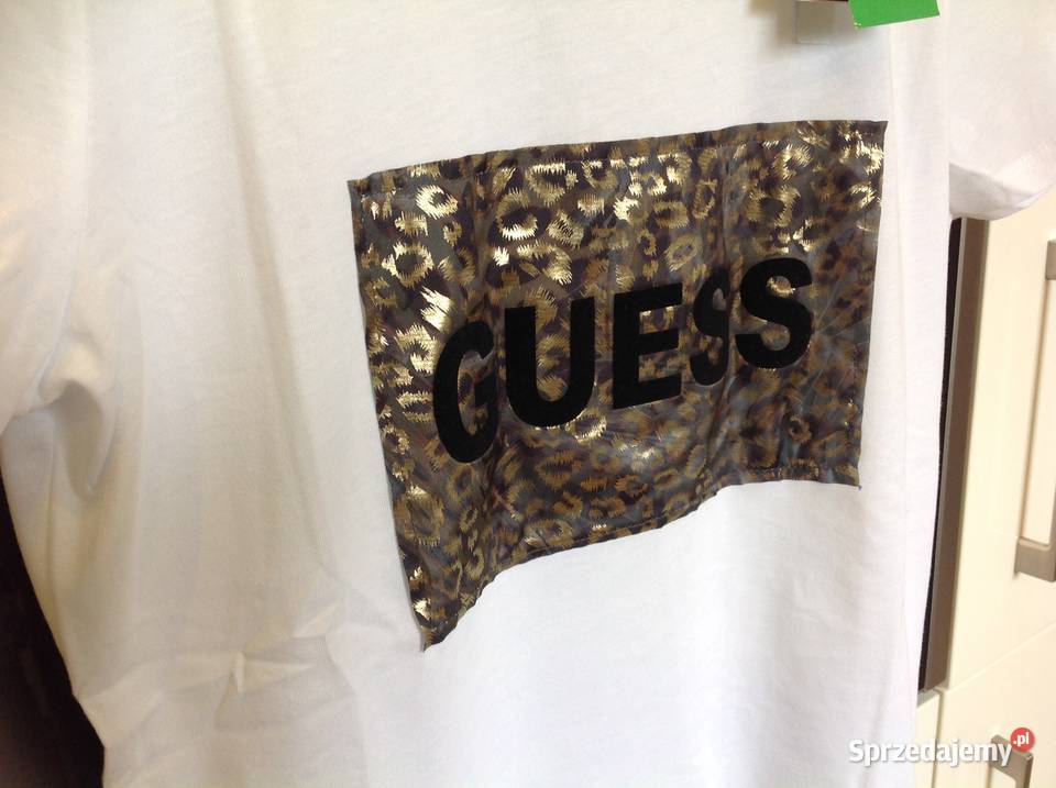 T shirt Koszulka Damska GUESS S Biała NOWA Nowa Sól