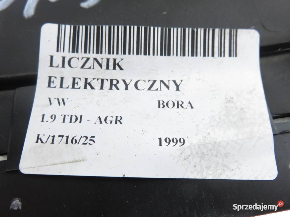 LICZNIK VW BORA 19 TDI 1J0920801E 110008957036 Liczniki i zegary
