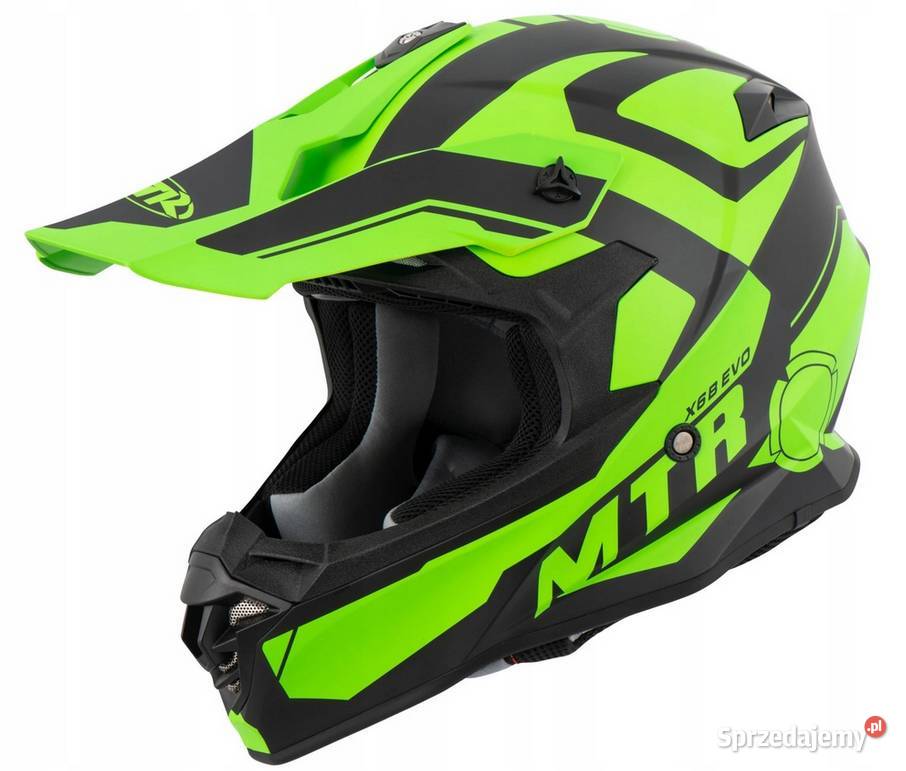 Kask motocyklowy MTR X6B homologacja cross