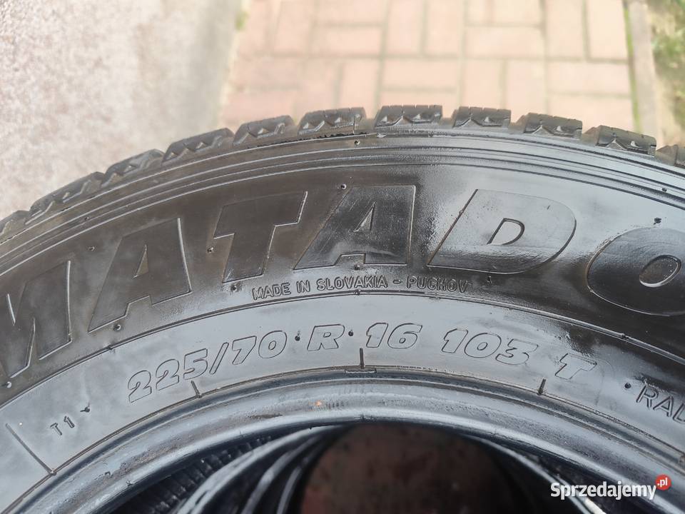 OPONY 225 70r16 Matador 4x4 70 Samochodowe Sławno