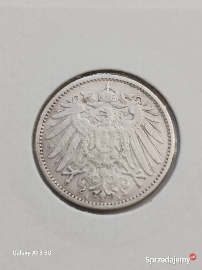 1 Marka Prusy 1906 r 1 mennica A Konin