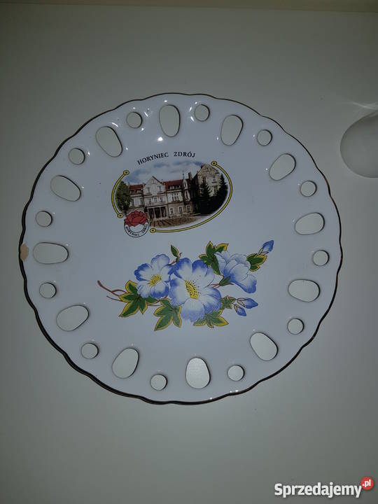 Zestaw piłajki pijałka talerz dekoracyjny