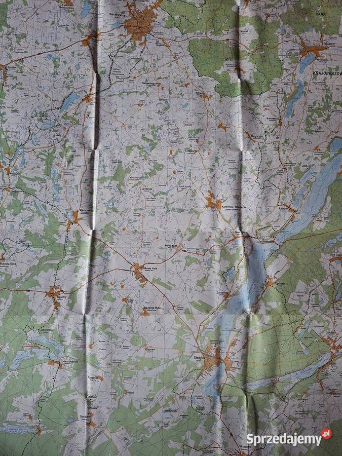Szwajcaria Kaszubska 130 000 dwustronna mapa