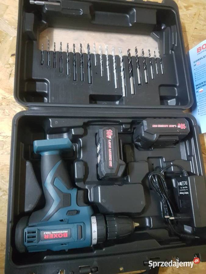 udostępnij Wkrętarka akumulatorowa Boxer BX175 Elektryczne Głogowa