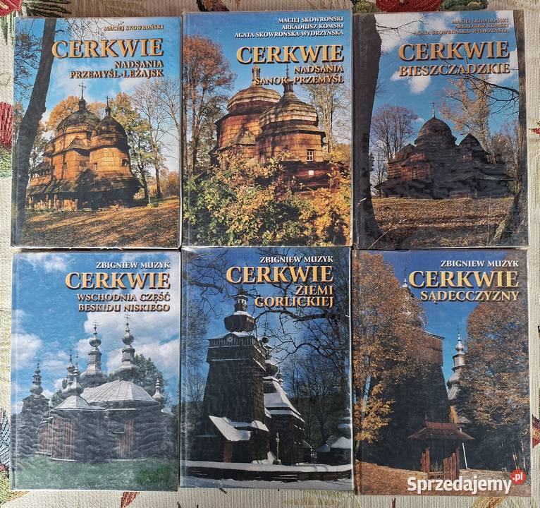 Cerkwie 6 tomów Mapy i przewodniki Kraków