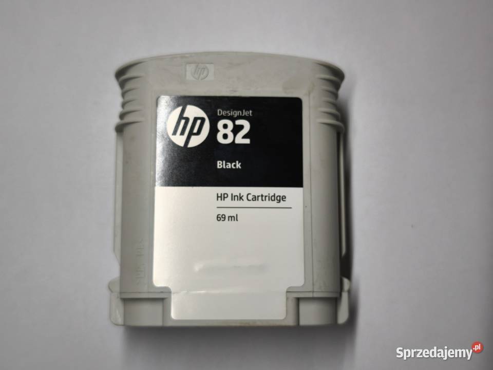 TUSZ HP 82 BLACK CH565A UŻYWANY ORYGINAŁ sprzedam