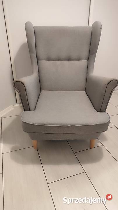 Fotel uszak szary Poznań