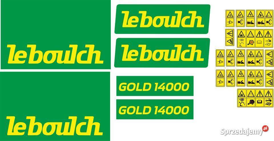 naklejki leboulch gold 14000 mocne Jeżewo sprzedam