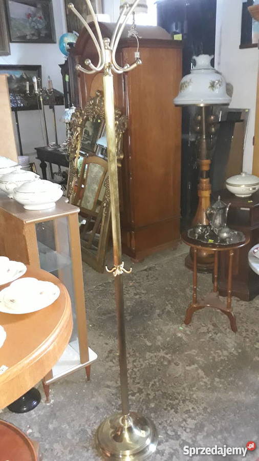 Wieszak mosiezny stojacy lubelskie Tarnogród