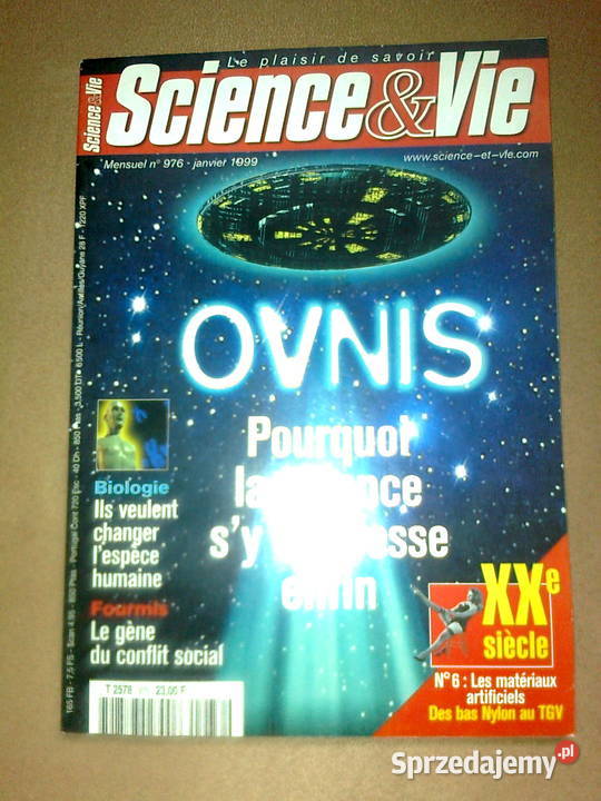 SCIENCE VIE miesięcznik francuski mazowieckie