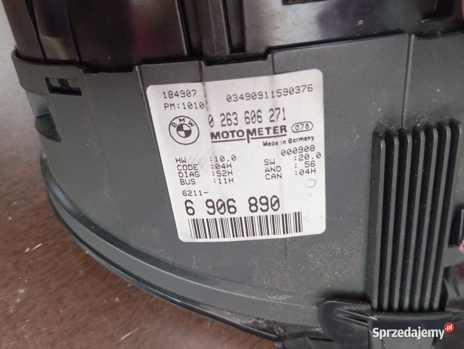 BMW 20 D E46 ZEGARY LICZNIK 6906890 Liczniki i zegary dolnośląskie Wrocław