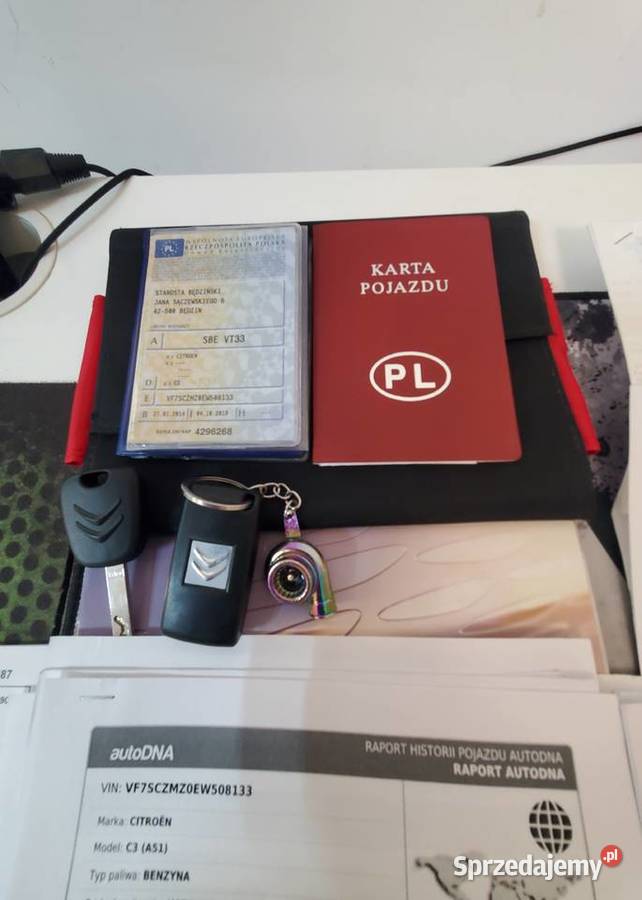 Citroen C3 bezwypadkowy krajowy światła do jazdy dziennej Bytom sprzedam
