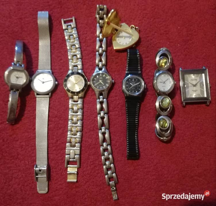 Zegarki damskie 8 sztuk wyprzedaż Warszawa sprzedam