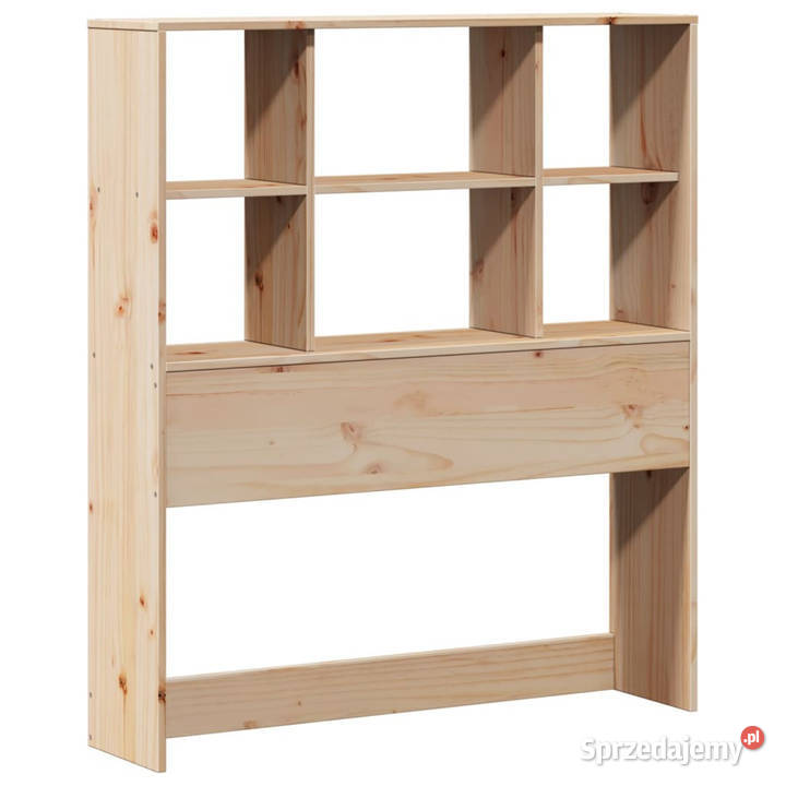 Łóżko z regałem bez materaca lite drewno 90x190 Warszawa sprzedam